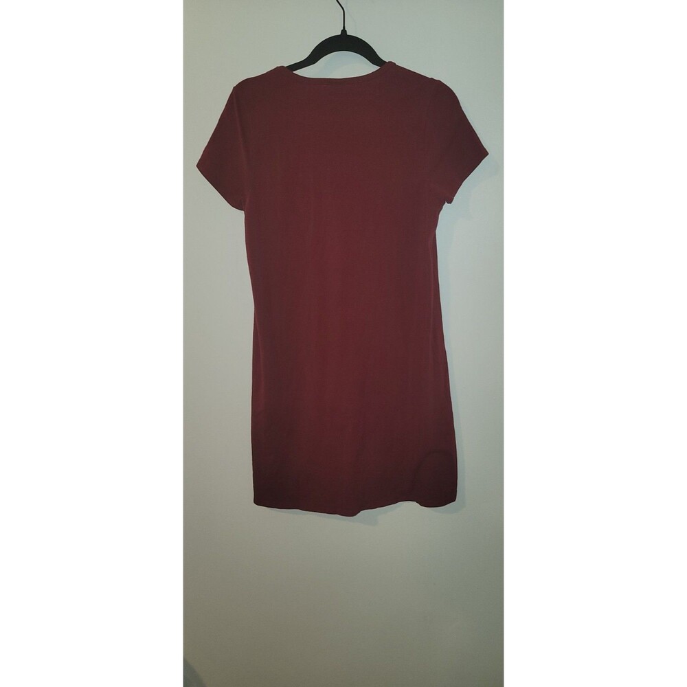 Disney Lady and the Tramp Women’s Burgundy Floral Nightgown Sleep Shirt Size M - Picture 7 of 7